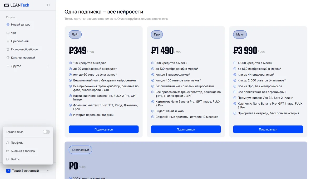 Оплата Kilo Code AI картой РФ